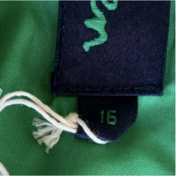 Boden Green and Blue Strap Silk Top with Rosettes Size 16 NWT - Picture 5 of 9